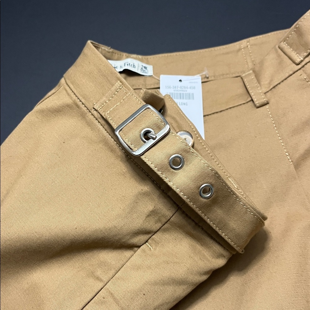 Abercrombie & Fitch Women's Relaxed Brown Pant - Size 28 Long - NWT - Picture 10 of 16